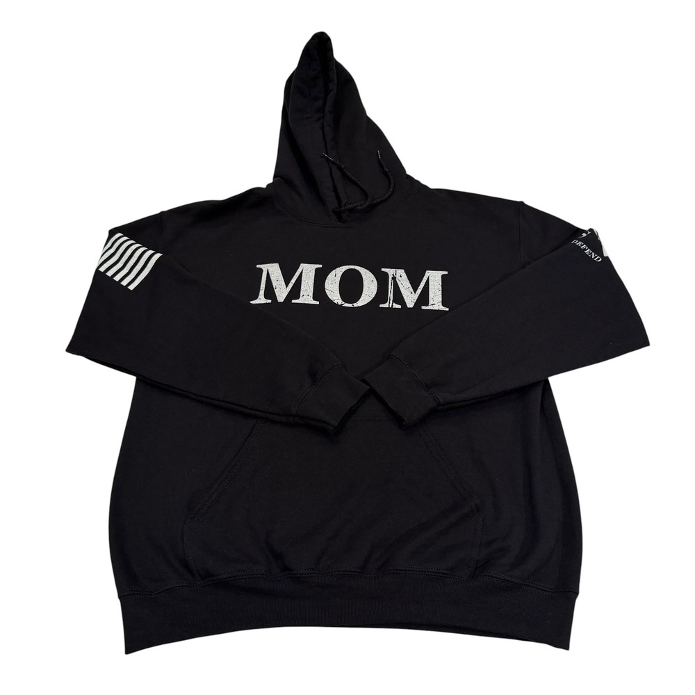 Grunt Style Mens Black MOM Definition Graphic Hoodie Sweatshirt‎ Medium Grunge